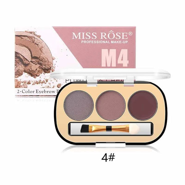 Miss Rose - 3-Color Long-lasting waterproof Eyebrow Powder-04