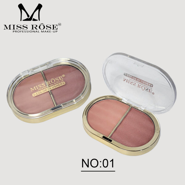 Miss Rose - Professional 2-Color Makeup Blushers-01