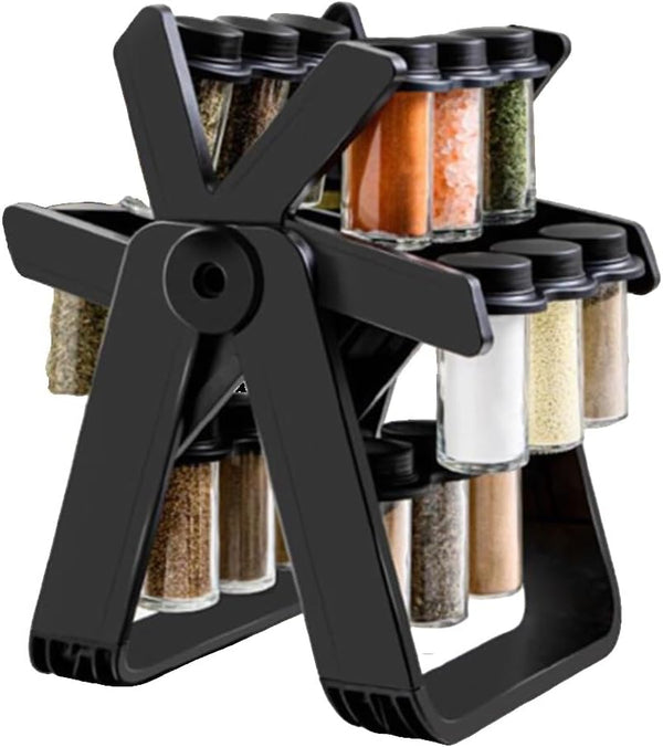 Home.Co- 18 PCs Rotating Spice Rack