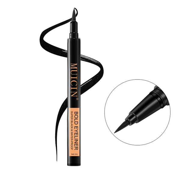 MUICIN - Black Matte Bold Eyeliner - Deep Intense Definition