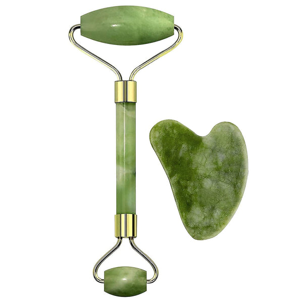 Home.co - Jade Roller & Gua Sha Stone Set