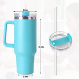 Home.Co - 1Pc Stainless Steel Tumbler (40oz) - Aqua Blue