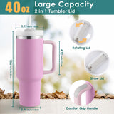 Home.Co - 1Pc Stainless Steel Tumbler 40oz - Purple