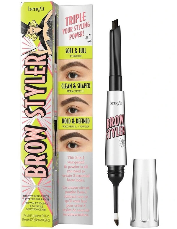 Benefit-  Brow Styler Multitasking Pencil & Powder 6 Cool Soft Black