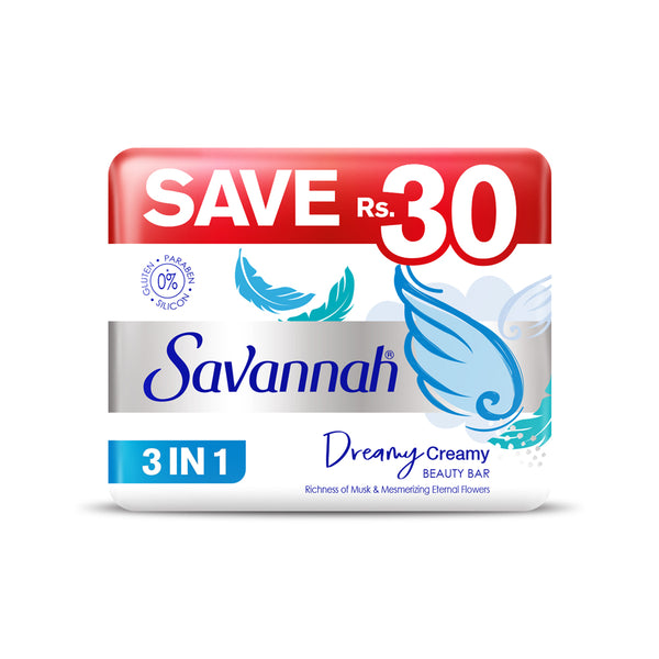 Savannah - Trio Pack Moments Bar Soap 3X125 Gm