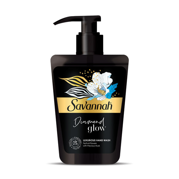 Savannah - Diamond Glow Liquid Hand Wash
 250 Ml