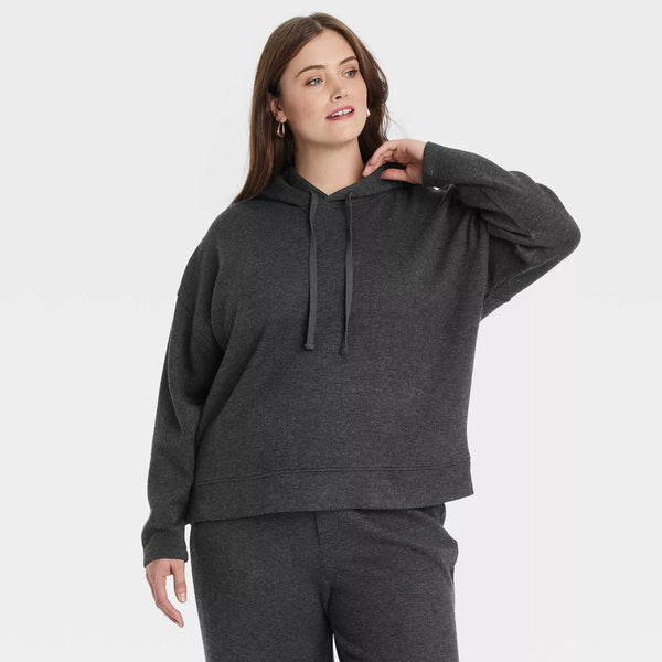 VYBE - Women Basic Hoodie - Charcoal