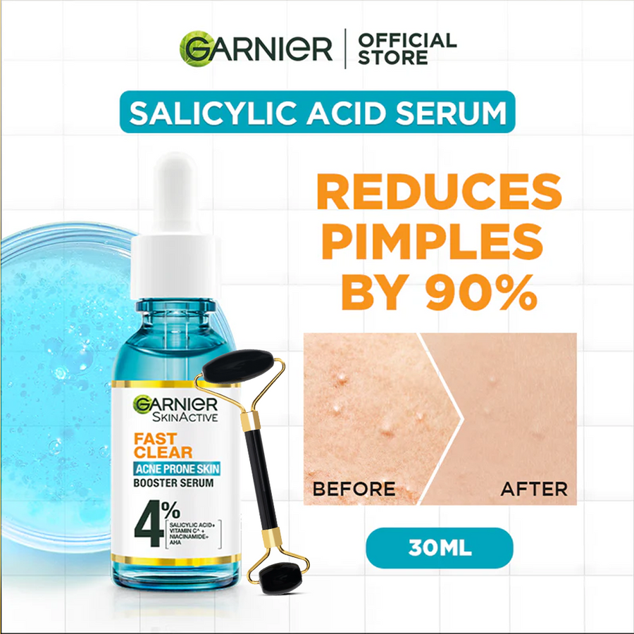 Garnier - Fast Clear Serum For Acne Prone Skin - 30ml