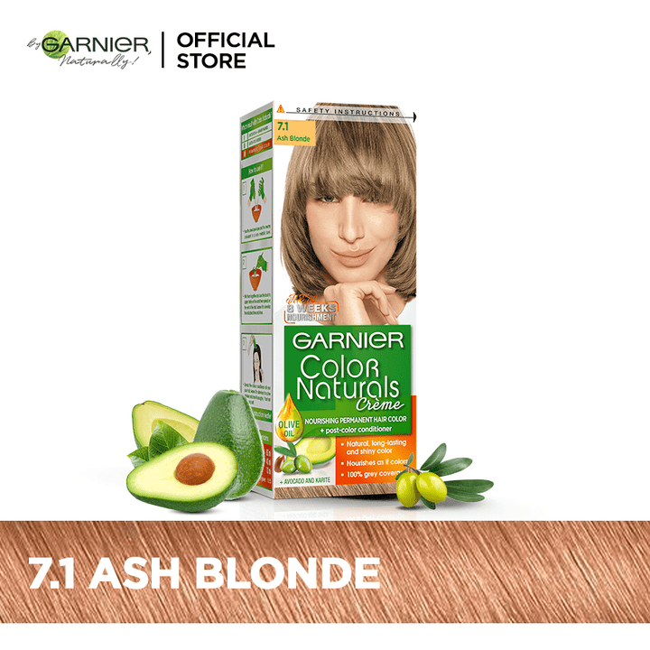 Garnier Color Naturals - 7.1 Ash Blonde Hair Color