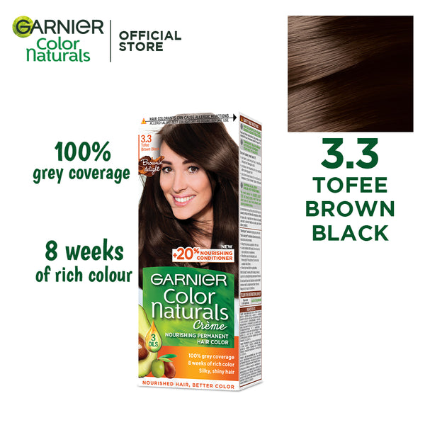 Garnier Color Naturals- 3.3  Tofee Brown Black