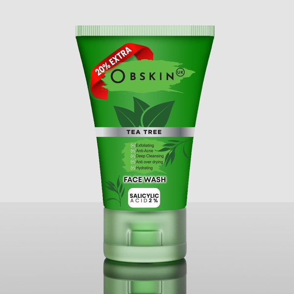 Obskin - Tea Tree Oil Facewash with Salicylic Acid 100ml