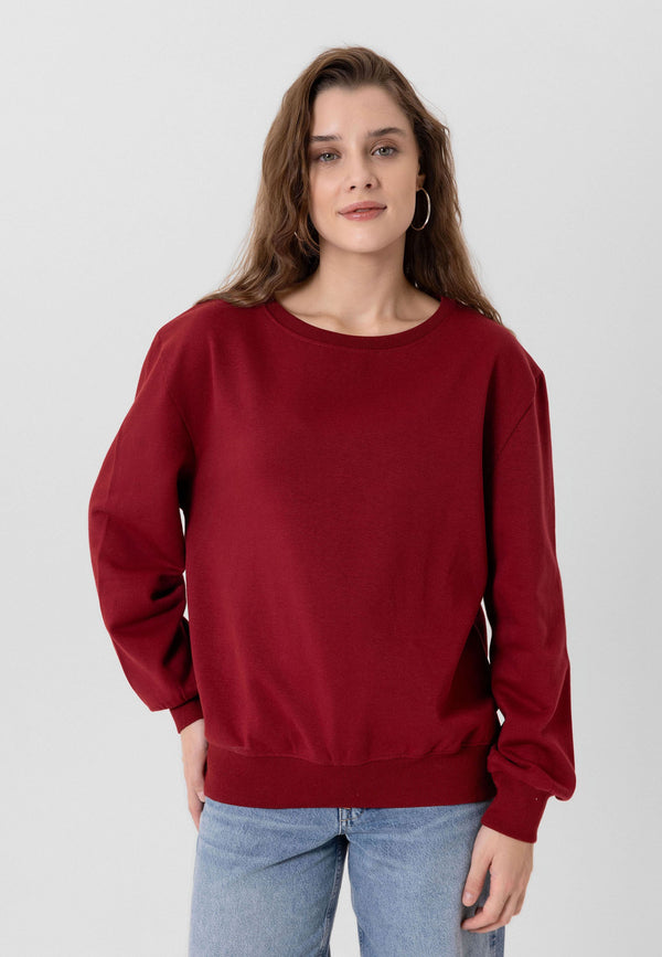 Vybe - Women Sweatshirt - Maroon