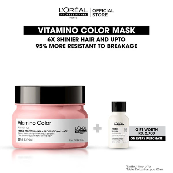 L'Oreal Professionnel- Serie Expert Vitamino Color Mask 250 ML - For Color Treated Hair