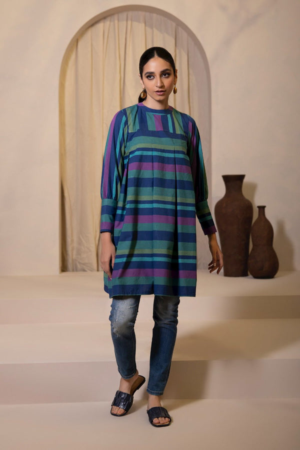 Sapphire- Multi Yarn Dyed Shirt