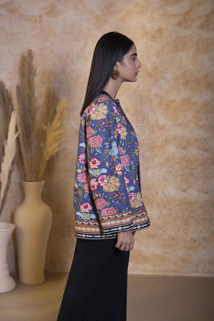 Sapphire- Embroidered Khaddar Jacket