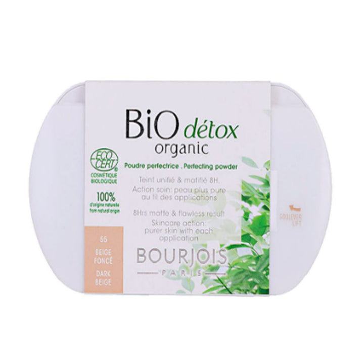 Bourjois- Bio Detox Organic Perfecting Powder 55 Dark Beige