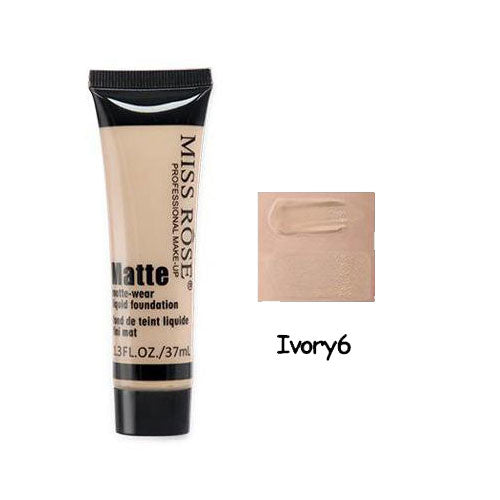 Miss Rose- Matte Wear Liquid Foundation-039-IVORY 6