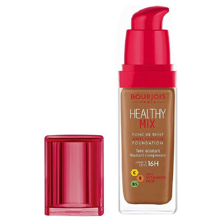 Bourjois- Healthy Mix Anti-Fatigue Foundation- 63 Cocoa, 30ml