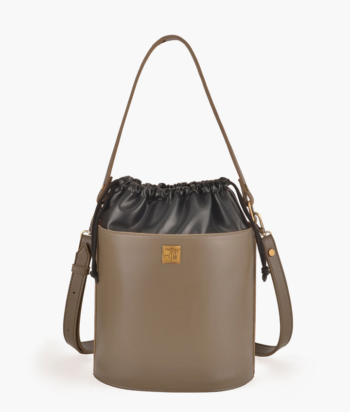 RTW- Coffee top-handle bucket bag