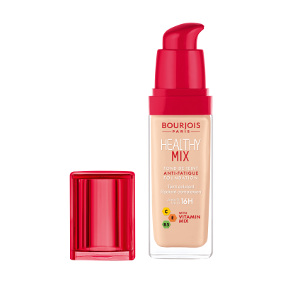 Bourjois- Healthy Mix Anti-Fatigue. Foundation. 50 Rose Ivory. 30 ml – 1 fl oz